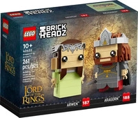 LEGO 40632, LEGO BrickHeadz - Aragorn und Arwen (40632, LEGO Brickheadz) (40632)