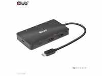 Club 3D CSV-1598 (USB C), Dockingstation + USB Hub, Schwarz