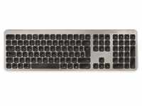 LogiLink ID0206 (DE, Kabellos), Tastatur, Grau
