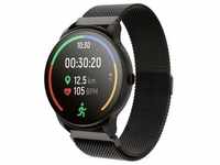 Forever ForeVive 2 SB-330 Smartwatch Black (42 mm, Metall), Sportuhr + Smartwatch