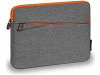 Pedea 64060052, Pedea Tablettasche "Fashion " 27,96 cm (bis 11''), grau/orange
