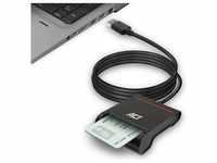 ACT External USB Smartcard eID Card Reader, black (USB 2.0),