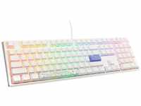 Ducky One 3 Classic Pure White Gaming Tastatur, RGB LED - MX-Speed-Silver (US) (US,