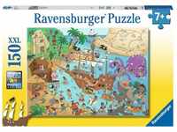 Ravensburger 13349, Ravensburger Die Piratenbucht (150 Teile) Fantasy
