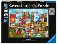Ravensburger 17191, Ravensburger Eames House of Cards Fantasy (1500 Teile)