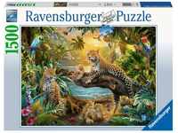 Ravensburger 17435, Ravensburger Leopardenfamilie im Dschungel (1500 Teile)