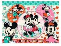Ravensburger 00.013.325, Ravensburger Traumpaar Mickey & Minnie Puzzle (150 Teile)