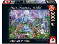 Schmidt Spiele 59963, Schmidt Spiele Wildtiere im Mondschein (1000 Teile)