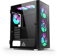 Montech X3 GLASS BK, Montech X3 Glass (ATX, mATX, Mini-ITX) (X3 GLASS BK) Schwarz