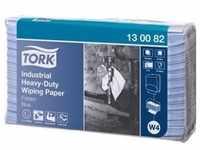 Tork Extra Starke Industrie Papierwischtücher W4, Haushaltspapier, Blau