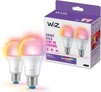 WiZ 929003601032, WiZ Tunable White & Color Standard (E27, 806 lm, 2x)...