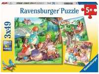Ravensburger 5564, Ravensburger Kinderpuzzle - Kleine Prinzessinnen - 3x49 Teile