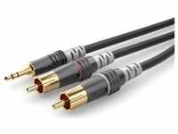 Sommer Cable HBA-3SC2-0600 Klinke / Cinch Audio Anschlusskabel [2x...