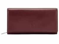 Dudu, Damen, Portemonnaie, Geldbörse Leder 19 cm, Rot
