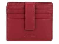 Esquire, Portemonnaie, Oslo Nappa Kreditkartenetui RFID Leder 9,5 cm, Rot