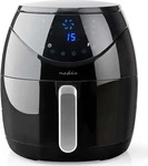 Nedis KAAF240EBK, Nedis Hot Air Fryer 4.6 l Timer: 60 min Digital Black (4.60 l)
