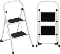Songmics GSL12WT, Songmics Klapp (Trittleiter, 45.50 cm) (GSL12WT) Weiss