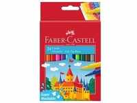 Faber-Castell, Malstifte, Fasermaler CASTLE, 24er Kartonetui (Mehrfarbig, 24 x)