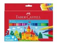 Faber-Castell, Malstifte, Fasermaler CASTLE, 50er Kartonetui Tinte auf...