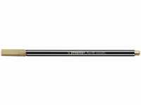 STABILO 68/810, STABILO Pen 68 Premium Metallic-Filzstift (Gold, 1 x)