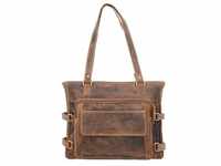 Greenburry, Handtasche, Handtasche Vintage 1635 Shopper, Braun