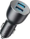 Anker A2729G11, Anker PowerDrive III 2-Port Alloy (A2729G11) Schwarz