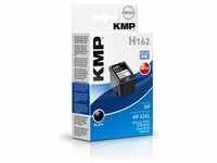 KMP H162 Tintenpatrone kompatibel mit HP C2P05AE 62 XL (BK), Druckerpatrone