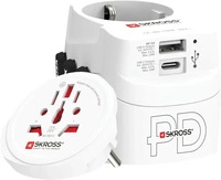 Skross 1.302473, Skross PRO Light USB AC30PD (1.302473) Weiss