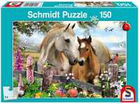 Schmidt Spiele 56421, Schmidt Spiele Stute und Fohlen (150 Teile)