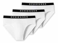 Schiesser, Herren, Unterhosen, Organic Cotton Slip, Weiss, (S, 3er Pack)