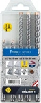 Alpen 80500005100 M1008-2076, Alpen Hammerbohrer-Sets (10 mm, 5 mm, 6 mm, 8 mm)