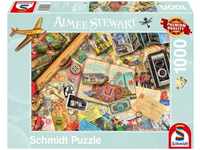 Schmidt Spiele 57581, Schmidt Spiele Aufgetischt Reise Erinnerungen (1000 Teile)