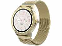 Denver 116111100100, Denver SW-360 Gold intelligente Uhr mit Mesh-Armband (Metall)