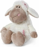 NICI 102048533, NICI Schaf Jolly mit Blume (25 cm) (102048533) Weiss/Beige/Rosa