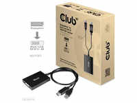 Club 3D DisplayPort auf Dual Link DVI-D HDCP OFF (DVI, 60 cm) (14912577) Schwarz