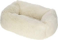 Kerbl 80442, Kerbl Kuschelbett Fluffy, Creme, 60x40cm (Hund) (80442) Braun