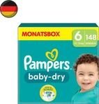 Pampers Baby-Dry (Gr. 6, Monatsbox, 148 Stk.) (8006540785133) Weiss, Grundpreis: