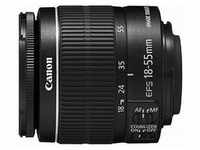 Canon EF-S 18-55mm f/3.5-5.6 IS II (Canon EF-S, APS-C / DX), Objektiv, Schwarz