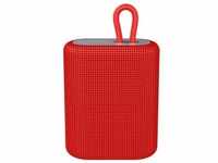 Canyon Bluetooth speaker BSP-4 5W (4 h, Batteriebetrieb), Bluetooth Lautsprecher, Rot