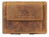 Greenburry, Herren, Portemonnaie, Vintage Magic Geldbörse RFID Leder 10 cm, Braun