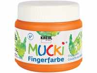 Mucki 23103, Mucki Fingerfarbe (Orange, 150 ml)