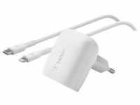 Belkin 20W USB-C CHARGER WITH (20 W, Power Delivery), USB Ladegerät, Weiss