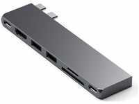 Satechi ST-HUCPHSM, Satechi Pro Hub Slim (USB C) Grau