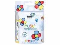 Mucki, Künstlerfarbe + Bastelfarbe, Window Color Pen (Blau, Rot, Schwarz, Gelb, 120