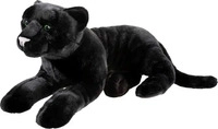 Heunec 287778, Heunec MISANIMO Panther liegend XL (52 cm) (287778) Gr&uuml;n/Rosa/Schwarz