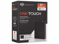 Seagate One Touch mit Kennwort (5 TB), Externe Festplatte, Schwarz