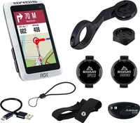 Sigma Sport 01043, Sigma Sport ROX 12.1 Evo GPS Fietscomputer - Night White - Set -