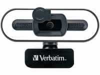 Verbatim 49579, Verbatim Webcam mit Mikro+Licht AWC-02 1080p Autof (2 Mpx) Schwarz