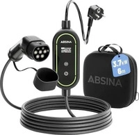 Absina 301019, Absina EV Ladekabel (CEE 7/7, 3.70 kW, 16 A, 6 m) (301019)...