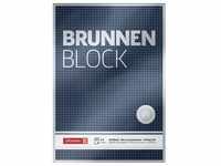 Brunnen, Heft + Block, Briefblock 'BRUNNEN-Block' Premium (A4, Kariert, Harter